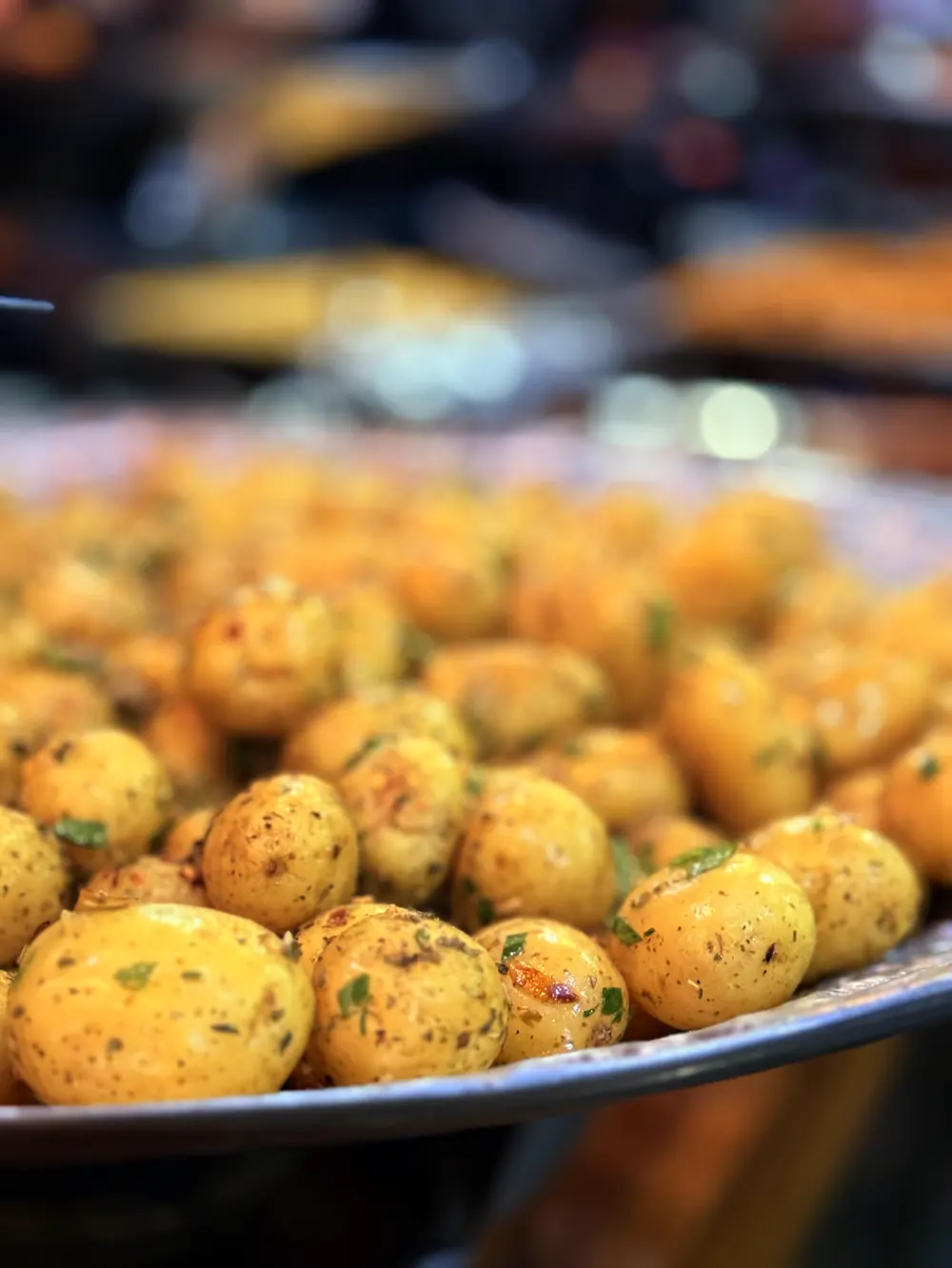 Batatas assadas com ervas